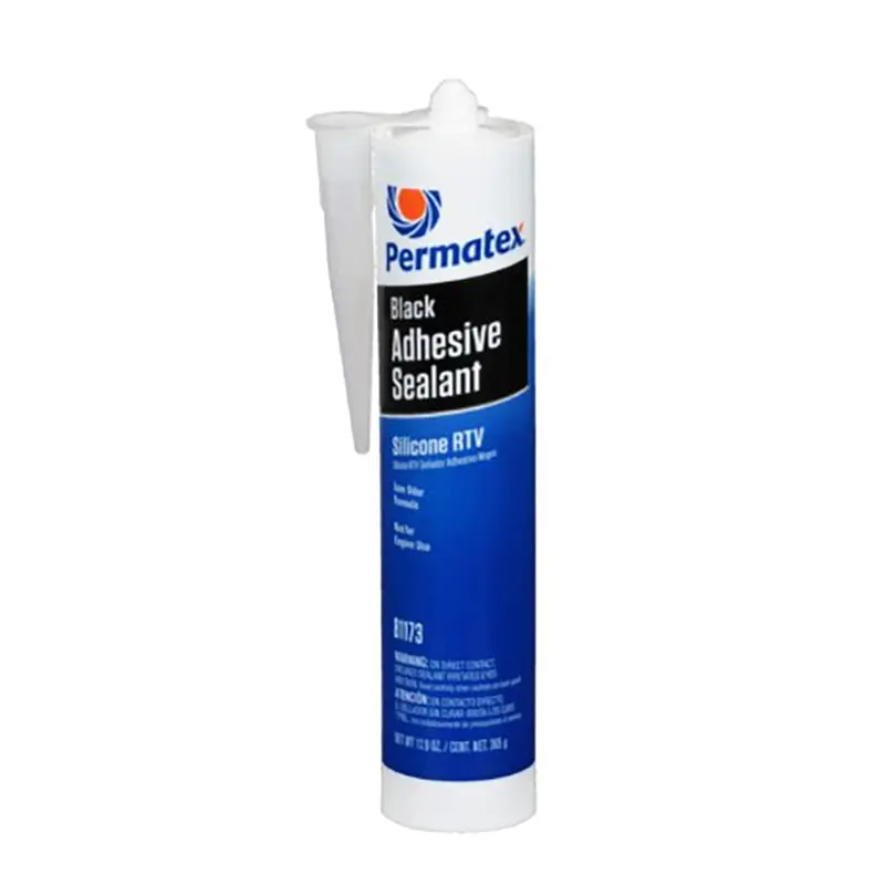 Permatex 81173 Black Silicone Adhesive Sealant, 12.9 Oz 1