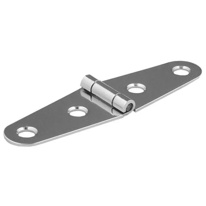 Taco Marine H21-0434 Stainless Steel Strap Hinge, 4"W X 1-1/16"L 1