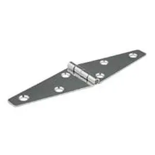 Taco Marine H21-0600 Stainless Steel Strap Hinge, 6" X 1-1/2" 1